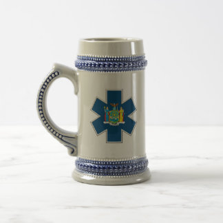 Caneca De Cerveja Estrela da Vida do EMS de Nova York