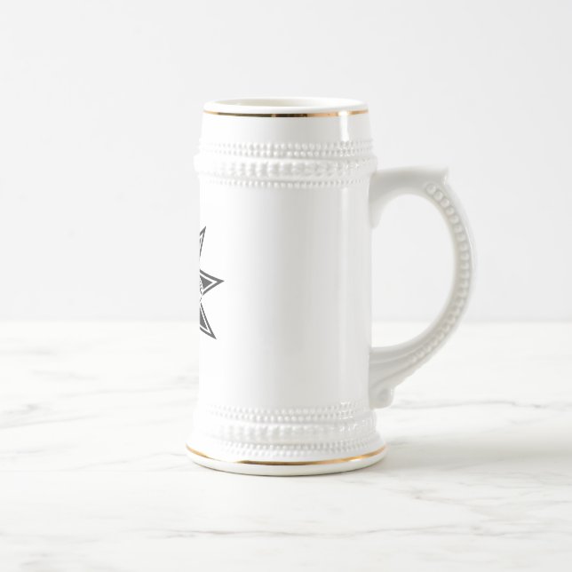 Caneca De Cerveja estrela preta do panter (Direita)