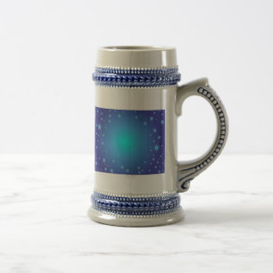 Caneca De Cerveja Estrelas Azuis