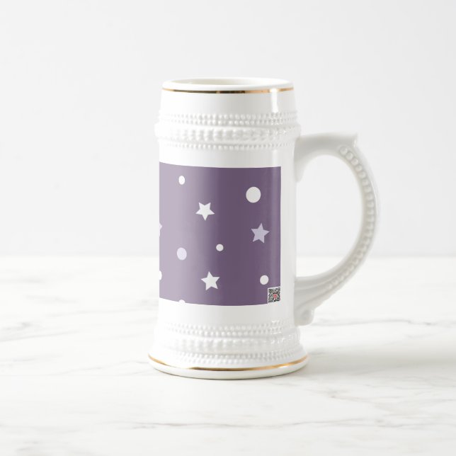 Caneca De Cerveja Estrelas Roxas (Direita)