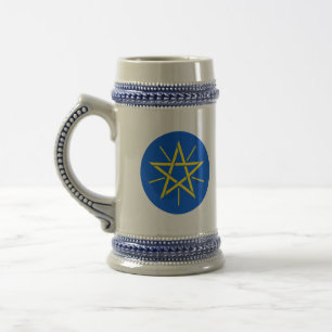 Caneca De Cerveja ethiopia emblem
