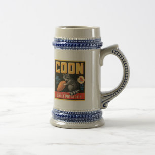 Caneca De Cerveja Etiqueta da caixa da fruta das batatas doces do