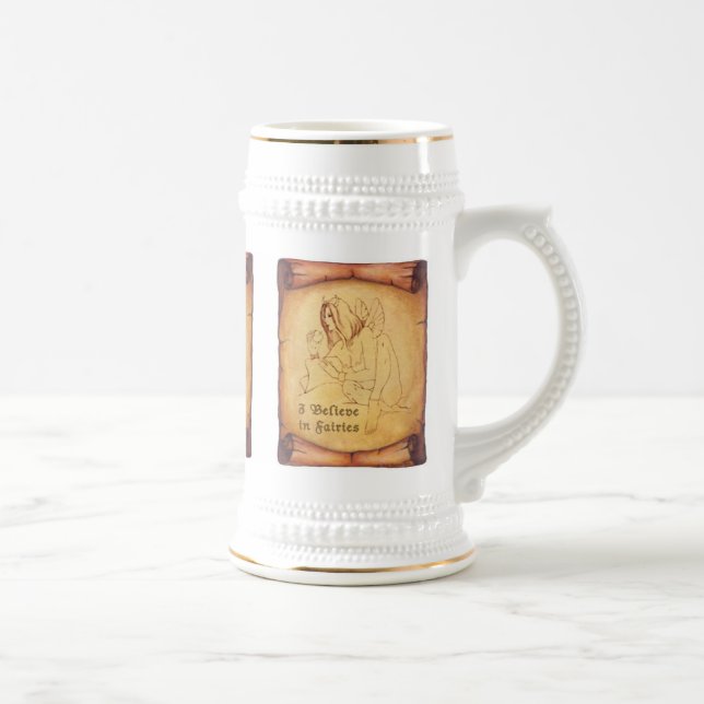 Caneca De Cerveja Eu acredito nas fadas (Direita)