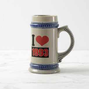 Caneca De Cerveja Eu adoro 1993 - Mugs