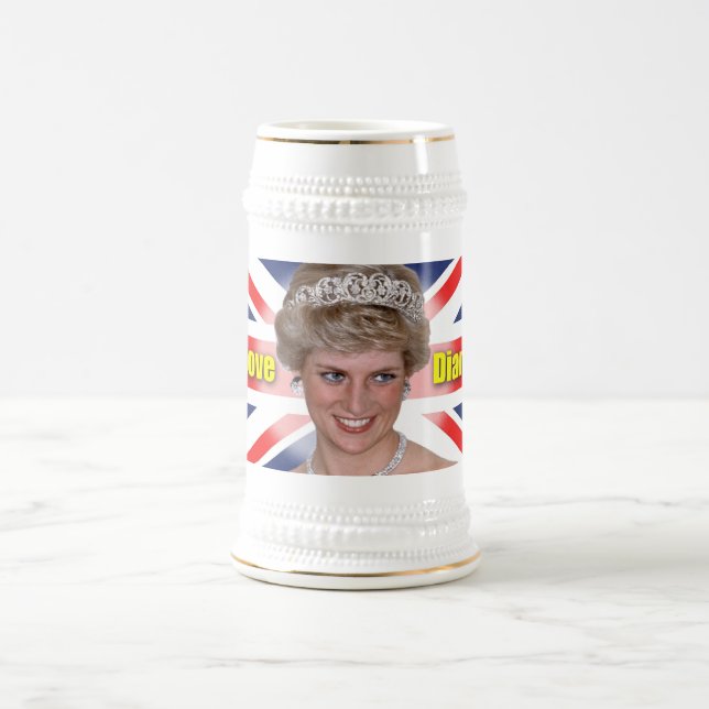 Caneca De Cerveja Eu Amo a Princesa Diana (Centro)