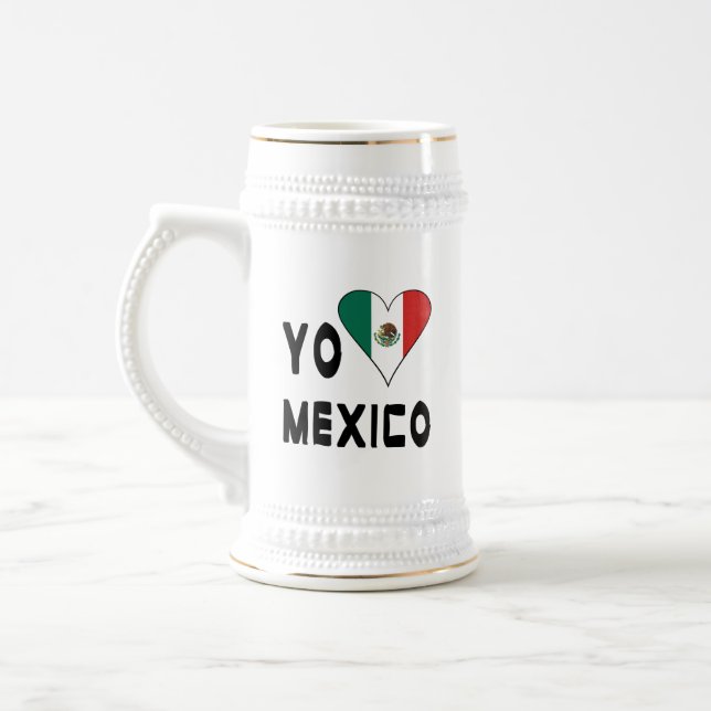 Caneca De Cerveja Eu Amo México (Esquerda)