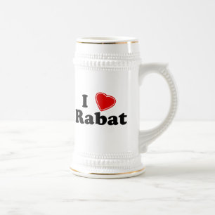 Caneca De Cerveja Eu amo Rabat