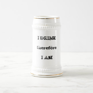 Caneca De Cerveja EU BEBO-ME conseqüentemente SOU