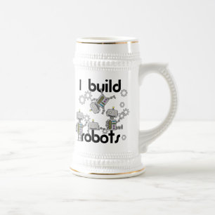Caneca De Cerveja Eu construo robôs