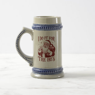 Caneca De Cerveja Eu Faço Isso Pelas Ho's Natal Snarky Sarcástico 