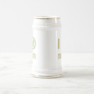 Caneca De Cerveja Eu Odeio Cogumelos Sem Amor