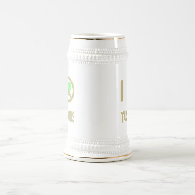 Caneca De Cerveja Eu Odeio Cogumelos Sem Amor (Centro)