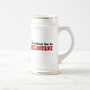 Caneca De Cerveja Eu preferencialmente estaria em Melbourne