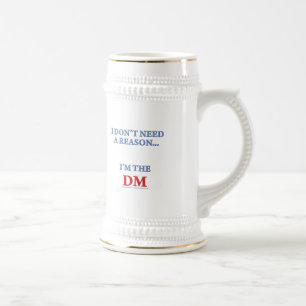 Caneca De Cerveja Eu sou o DM