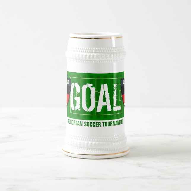 Caneca de cerveja européia do futebol de Alemanha (Centro)