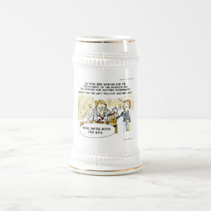 Caneca De Cerveja Ex Cônjuge Federal Divertido