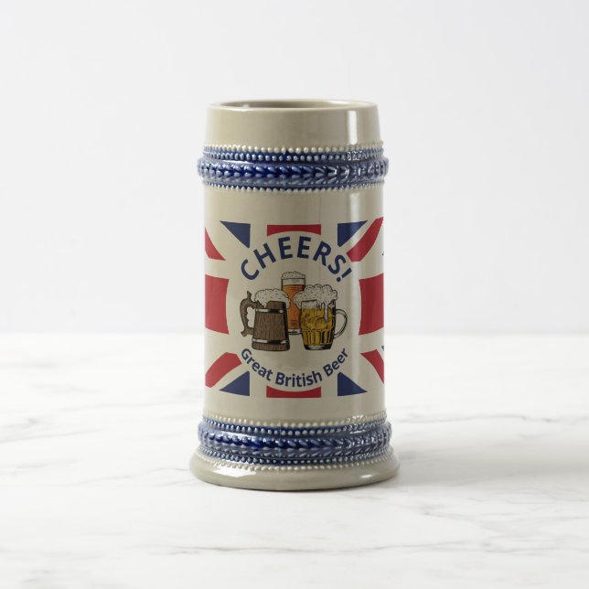 Caneca De Cerveja Excelente BRITAIN - União Personalizada de Cartoon (Centro)
