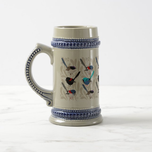 Caneca De Cerveja Fairy Wrens (Esquerda)