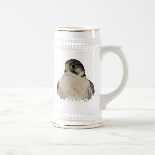 Caneca De Cerveja Falcão do híbrido de Gyrfalcon Saker