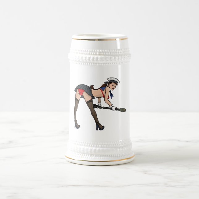 Caneca De Cerveja Falcão do mar do vendedor ambulante: Armourer (Centro)