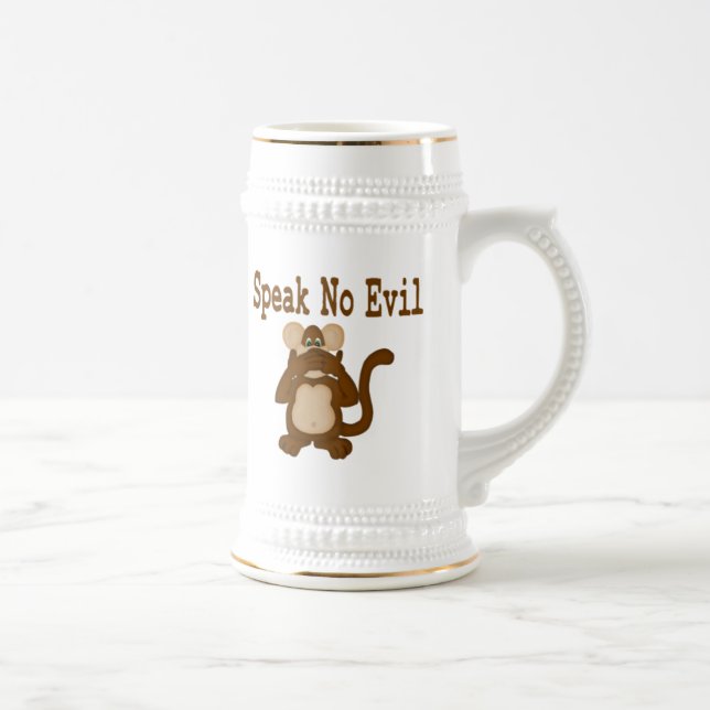 Caneca De Cerveja Fale sem Mau Mug (Direita)