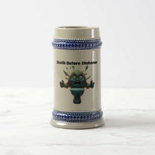 Caneca De Cerveja Fantasia Pequena Morte de Monstro Antes da Desonra