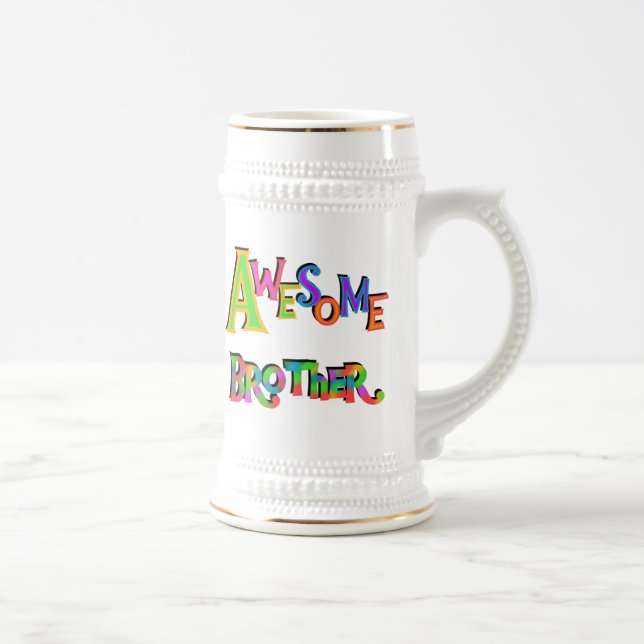 Caneca De Cerveja Fantástico Irmão T-shirts e presentes (Direita)