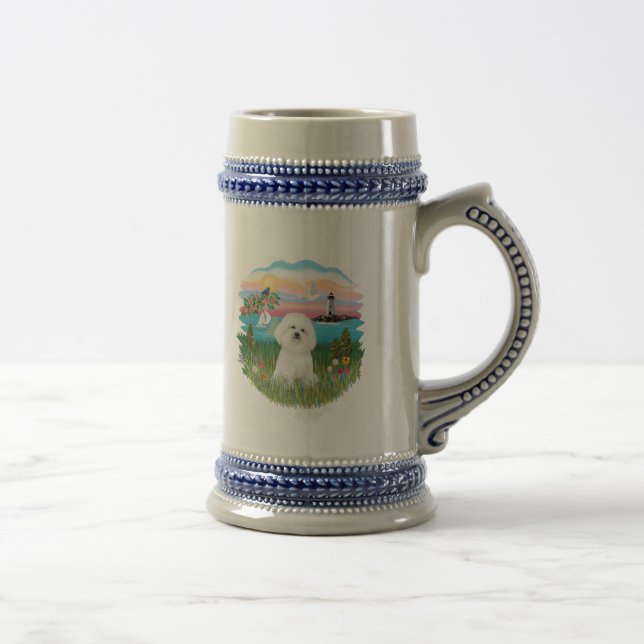 Caneca De Cerveja Farol - Bichon Frise #4 (Direita)