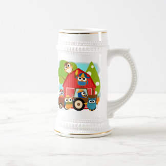 Caneca De Cerveja Fazendeiros da coruja