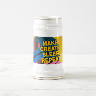 Caneca De Cerveja Fazer & repetir Cotação Mug