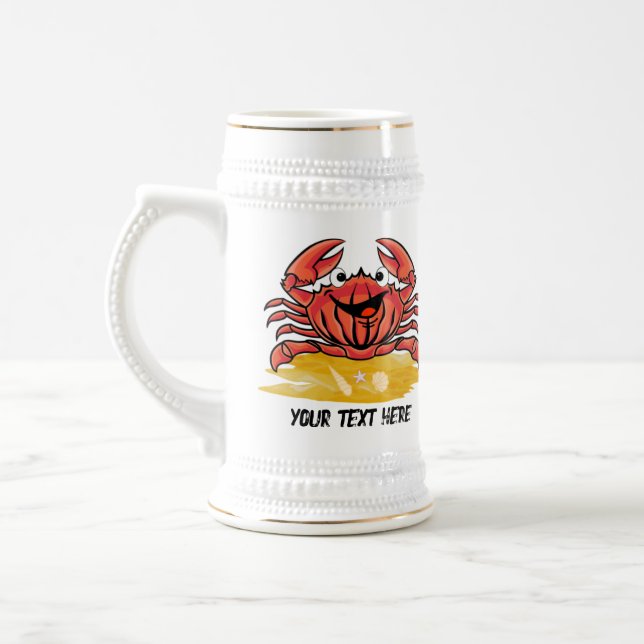 CANECA DE CERVEJA FELIZ CARRO, (EDITÁVEL) (Esquerda)