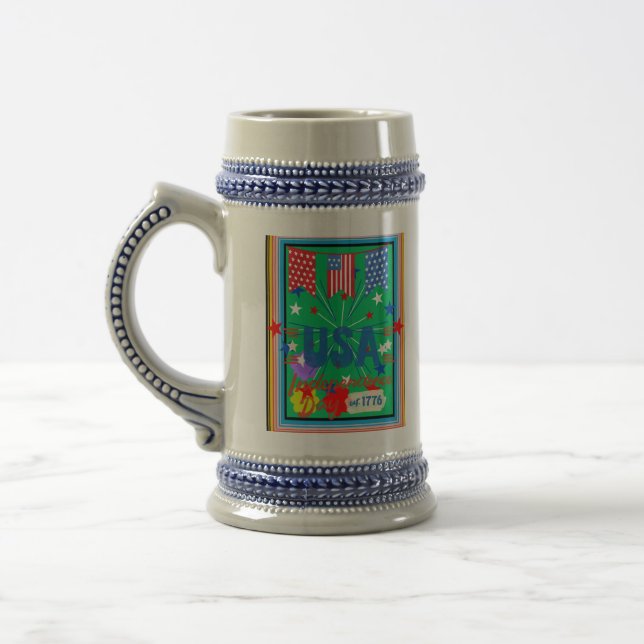 CANECA DE CERVEJA FELIZ DIA DA INDEPENDÊNCIA (Esquerda)