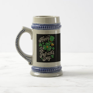 Caneca De Cerveja Feliz Dia de São Patrício Patrimônio Irlandês St P
