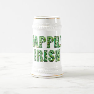 Caneca De Cerveja Feliz irlandês