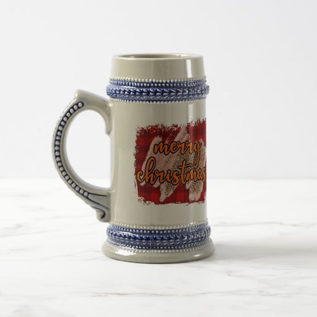 Caneca De Cerveja Feliz Natal 22oz Beer Mug (Esquerda)