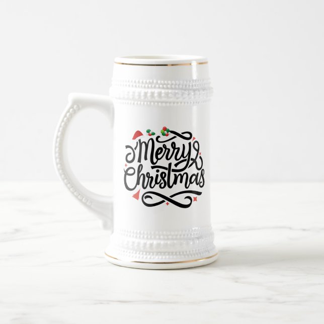 Caneca De Cerveja Feliz Natal-61039 (Esquerda)