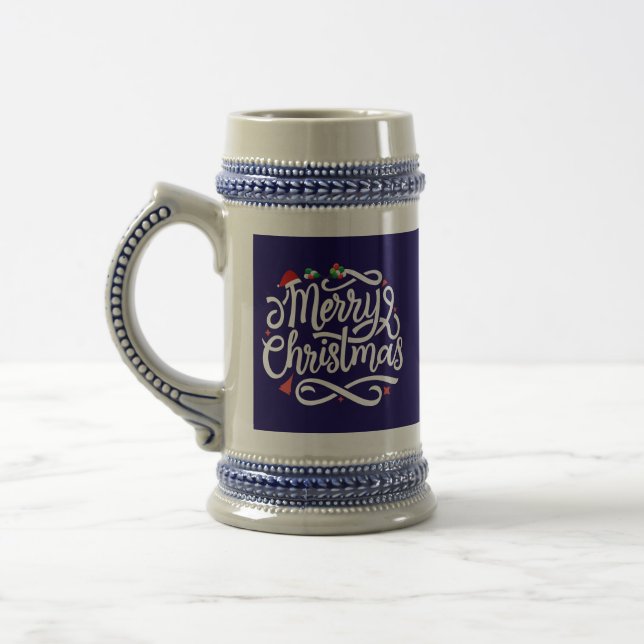 Caneca De Cerveja Feliz Natal-61039 (Esquerda)
