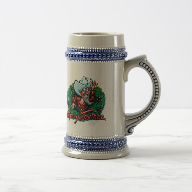 Caneca De Cerveja Feliz Texmas (Direita)