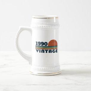 Caneca De Cerveja Festa de aniversário de 35ª safra personalizada