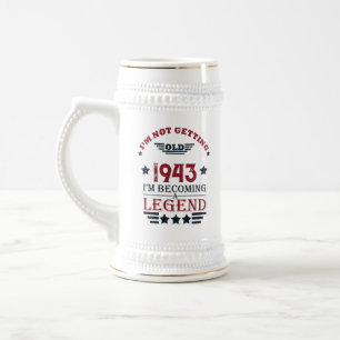 Caneca De Cerveja Festa de aniversário de 80 de oitava safra persona