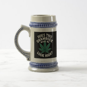 Caneca De Cerveja Festa Engraçada do Dia de São Patrício para Homens