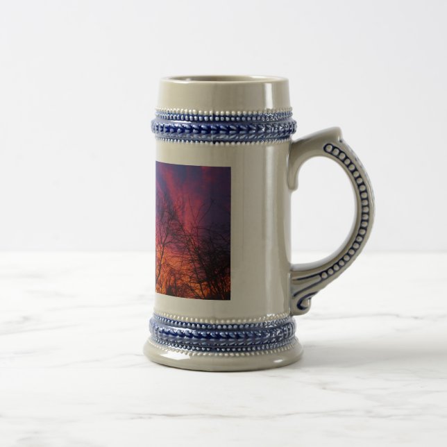 Caneca De Cerveja Fiery Sunset Mug (Direita)