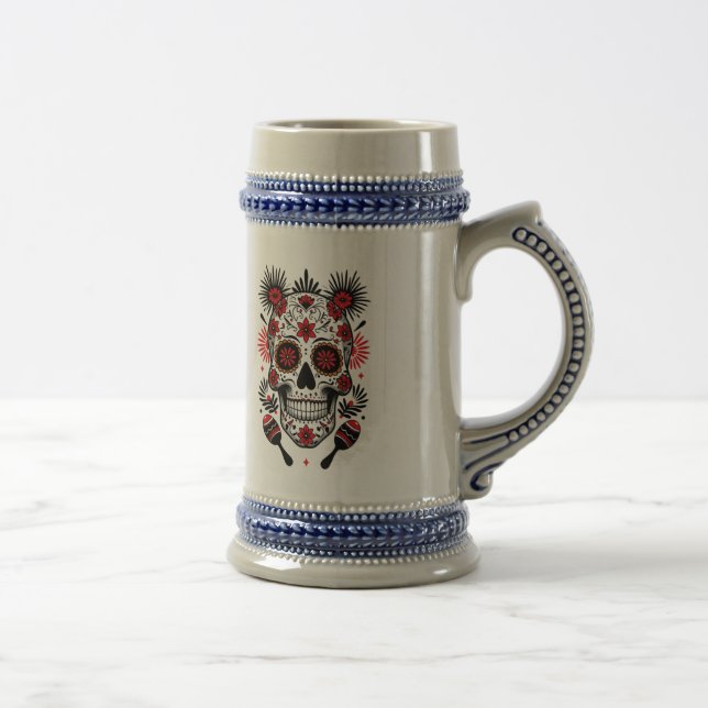 Caneca De Cerveja Fiesta Skull Vibes 2 (Direita)
