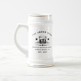 Caneca De Cerveja Fim de Semana Personalizado com Tema de Uísque par