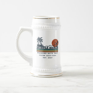 Caneca De Cerveja Fim de Semana Personalizado em Myrtle Beach para D