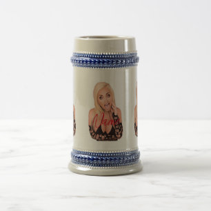 Caneca De Cerveja Flirty loira Thunder_Cove