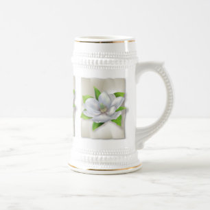 Caneca De Cerveja Flor da magnólia