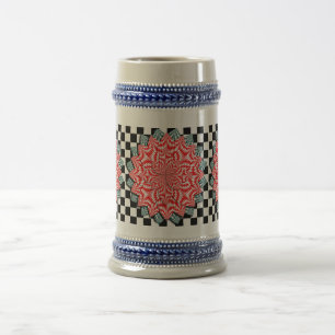 Caneca De Cerveja Flor digital por Kenneth Yoncich