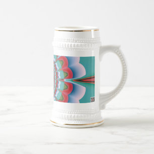 Caneca De Cerveja Flor Funky