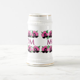 Caneca De Cerveja Flores -